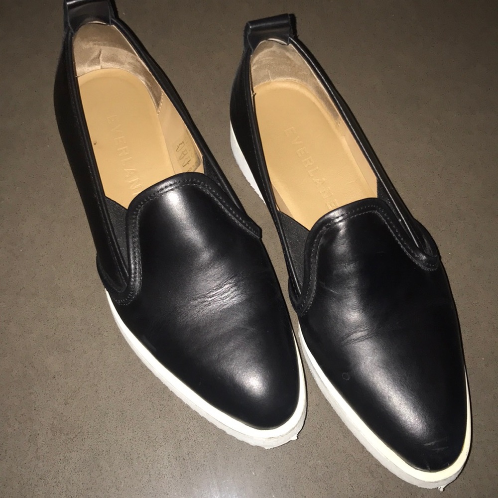 Everlane Shoes - Leather Sneakers - Like New